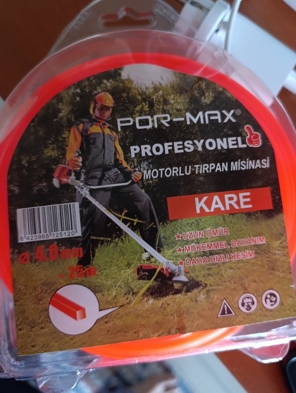 Pormax  Motorlu Tırpan Misinası 4 mm