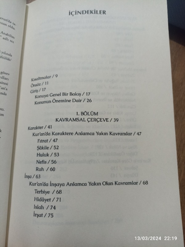 Kuranda Karakter İnşası - Yasin Pişgin