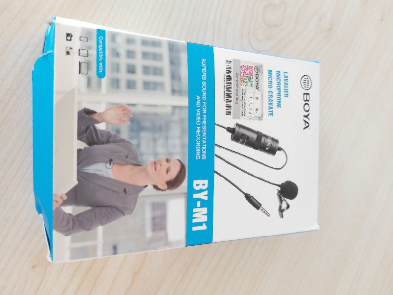 Boya Profesyonel Youtuber Yaka Mikrofonu By-M1 Mikrofon