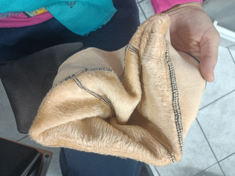 Thin Looking  İçi Peluşlu Siyah Külotlu Çorap