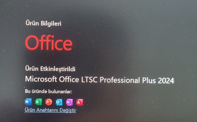 Microsoft Office 2024 Pro Plus Dijital Lisans Anahtarı Ömür Boyu Kullanım Tek Seferlik Satın Alma
