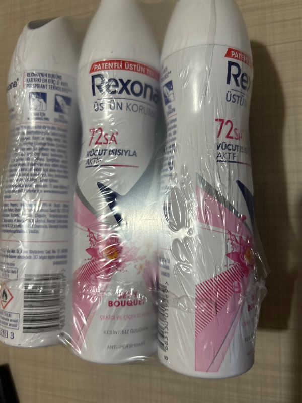 Rexona Kadın Sprey Deodorant Sexy Bouquet 72 Saat Kesintisiz Üstün Koruma 150 ml