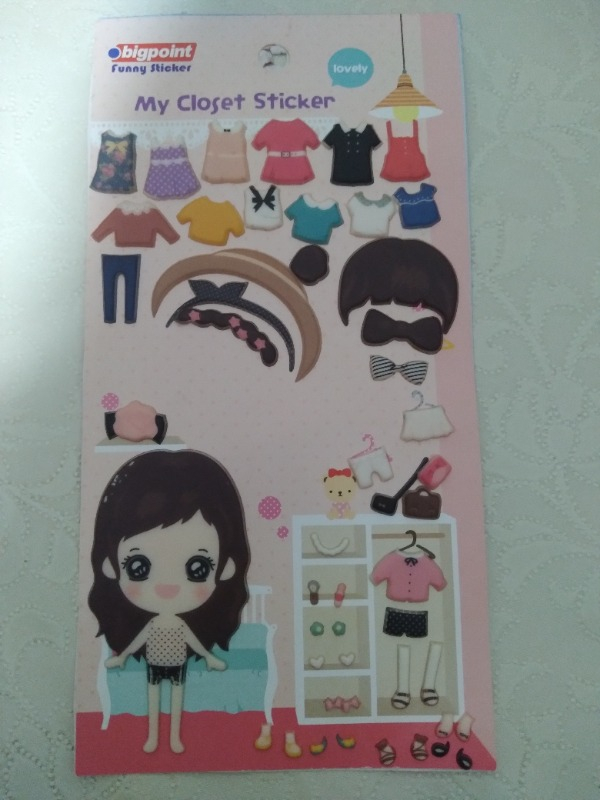 Bigpoint Sticker Kıyafet Giydir Lovely