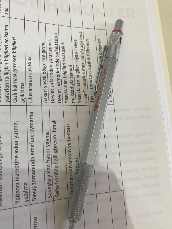 Rotring 600 Krom Versatil Kalem 0.5 - 0.7 mm