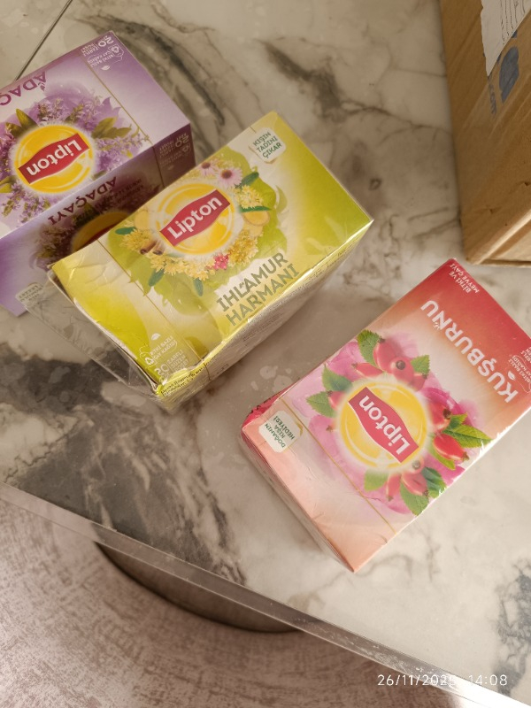 Lipton Bitki Çayı Ihlamur Adaçayı Kuşburnu 20'li x 3