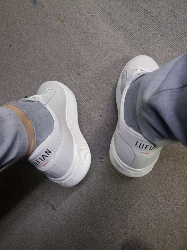 Lufian Frank Erkek Deri Sneaker Ayakkabı Kırık Beyaz