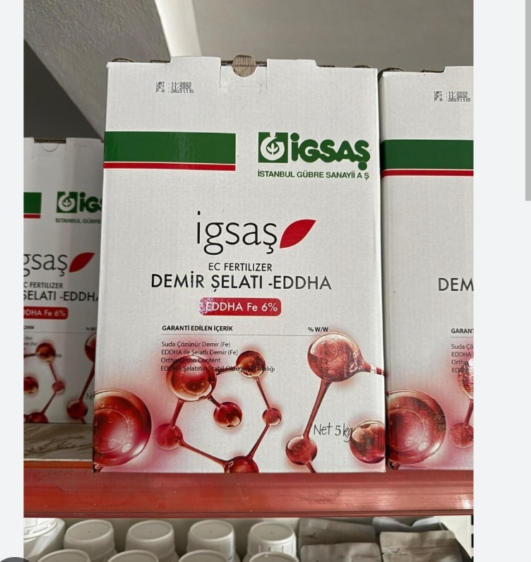 Igsaş Şelatlı Demir %6 Eddha 5 kg
