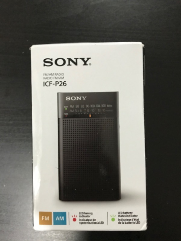 Sony P26 Taşınabilir El Radyosu