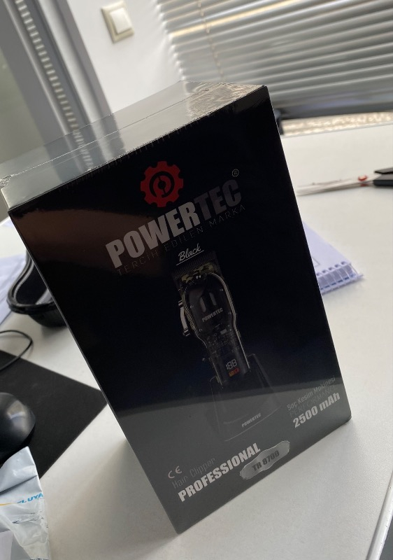Powertec TR-8700 Saç Tıraş Makinesi Siyah