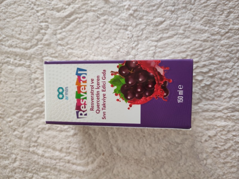 Armin Resverol Resveratrol ve Quercetin İçeren Sıvı Takviye Edici Gıda 150 ml