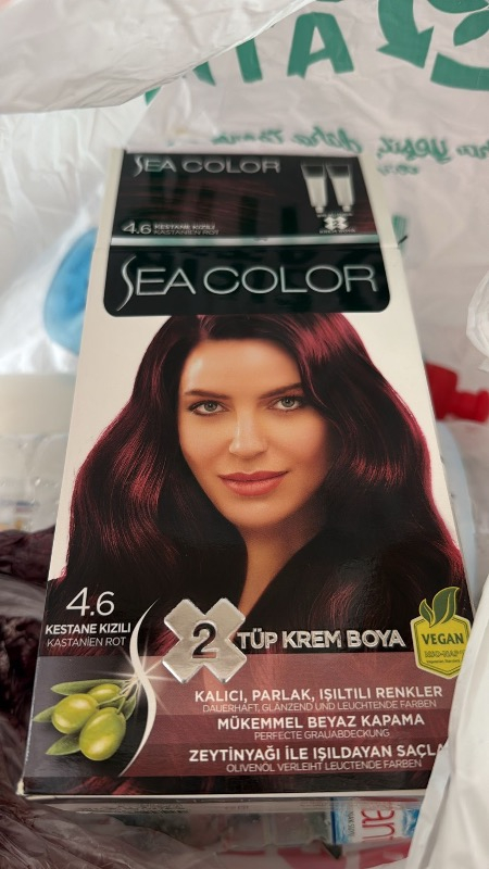 SEA COLOR 4.65  Şarap Kızılı  Set Boya