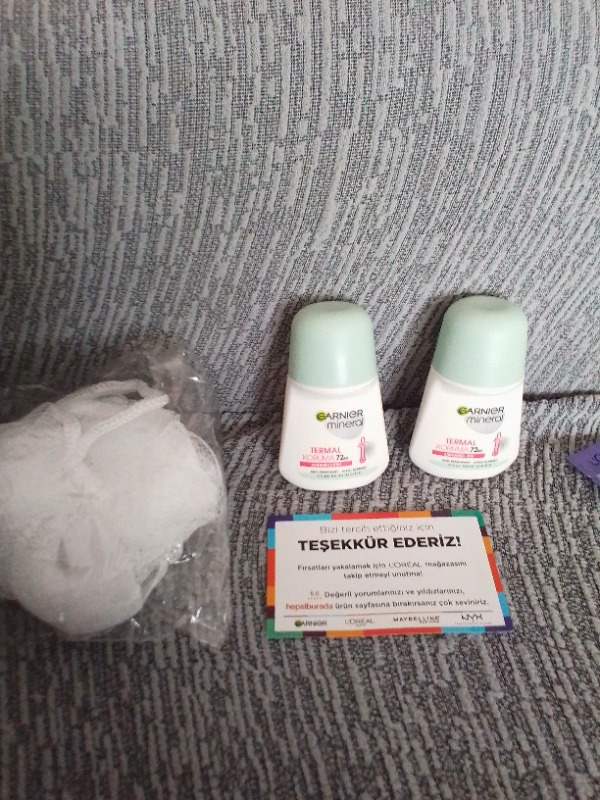 Garnier 2'li Mineral Termal Koruma Roll-On Deodorant Lif Armağan