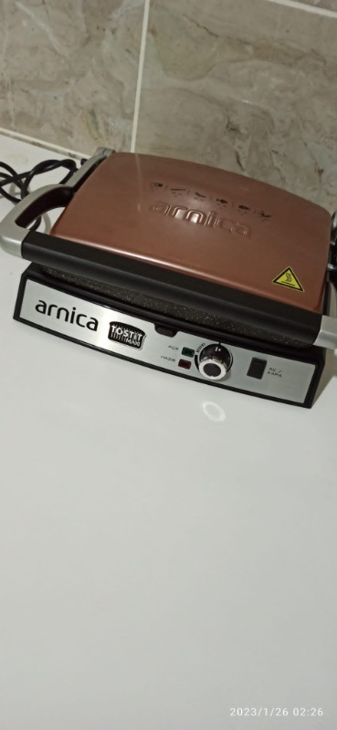 Arnica Tostit Maxi Granit Rose 2000 W Tost Makinesi