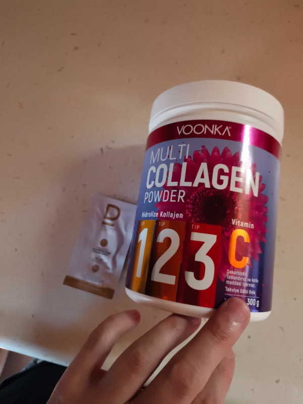 Voonka Multi Collagen Powder Tip 1 2 3 Vitamin C 300 gr Hidrolize Kolajen
