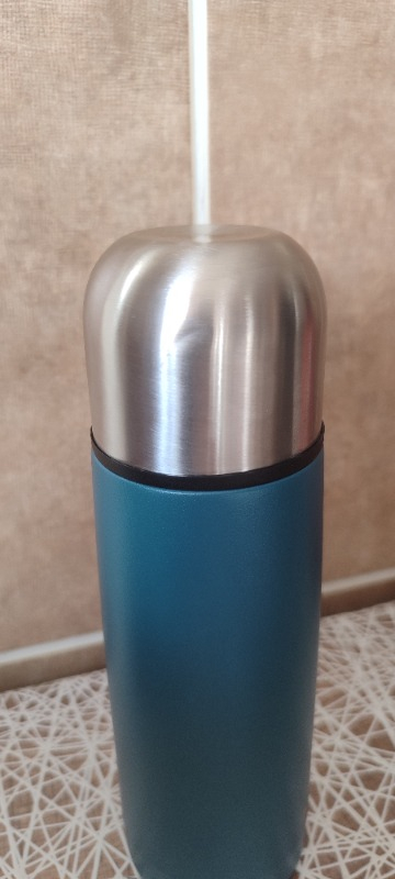 Decathlon Quechua Paslanmaz Çelik Doğa Yürüyüşü Termosu - 0,4 Litre - Mavi