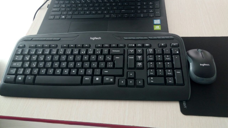 Logitech MK330 Kablosuz Klavye & Mouse Seti-Siyah