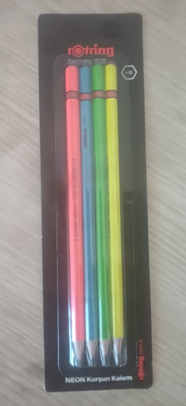 Rotring Neon Kurşun Kalem 4'lü Paket