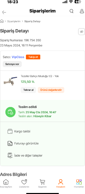 Tezeller Bahçe Musluğu 1/2