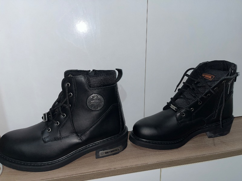 Harley Davidson Jim Erkek Siyah Deri Bot