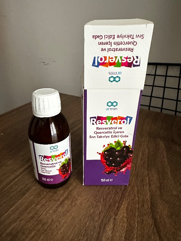 Armin Resverol Resveratrol ve Quercetin İçeren Sıvı Takviye Edici Gıda 150 ml
