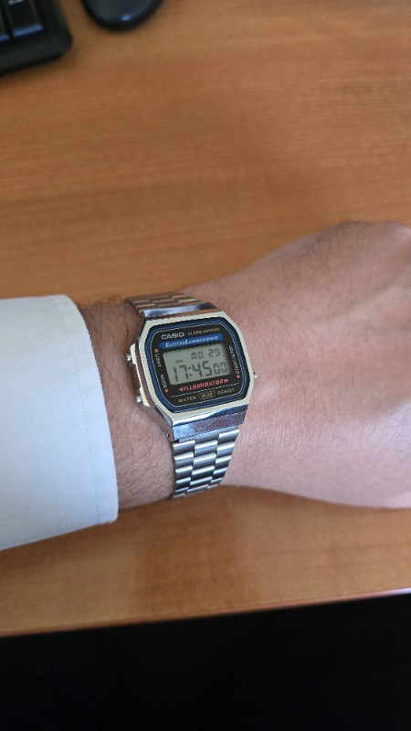 Casio kol saati A168WA-1WDF