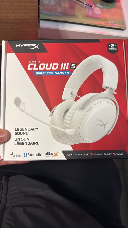 Hyperx Cloud Iıı S - Kablosuz Oyuncu Kulaklığı (Beyaz)