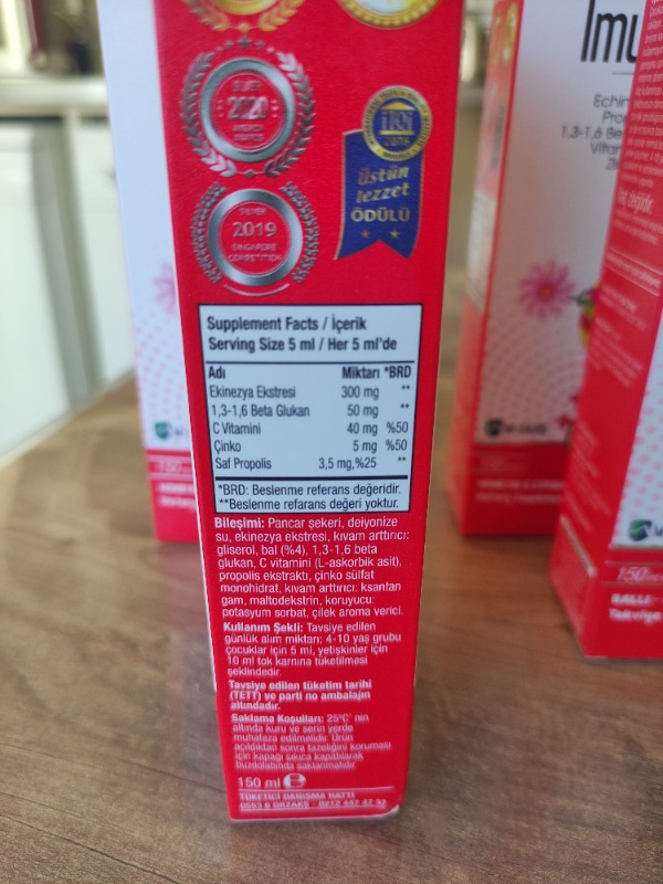 Imunol Şurup 150ML-4ADET