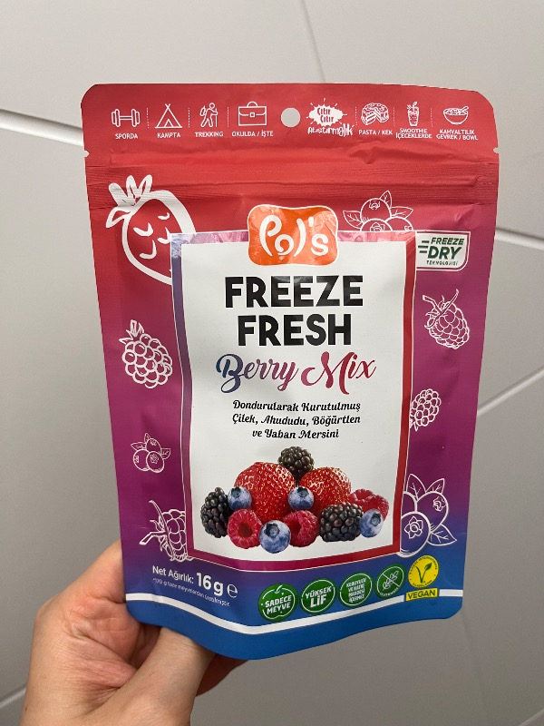 Pol's Freeze Fresh Berry Mix 16 g x 3 Adet