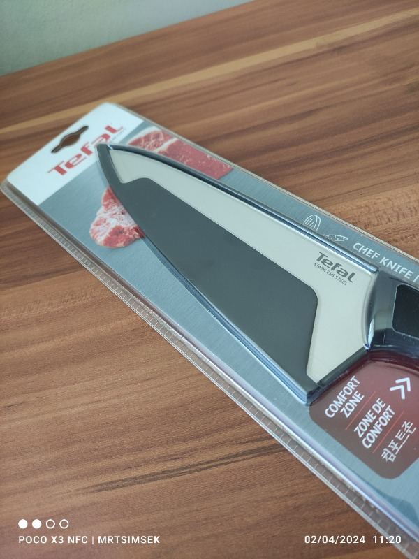 Tefal K22132 Comfort Kapaklı Şef Bıçağı 20 cm - 2100121737