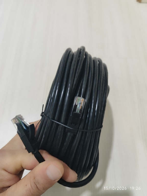 UGREEN CAT6 Ethernet Kablosu, 50 Metre, Siyah, 20170