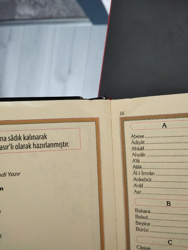 Ayfa Basın Kuran I Kerim  Meal 5 Özellikli - Rahle Boy
