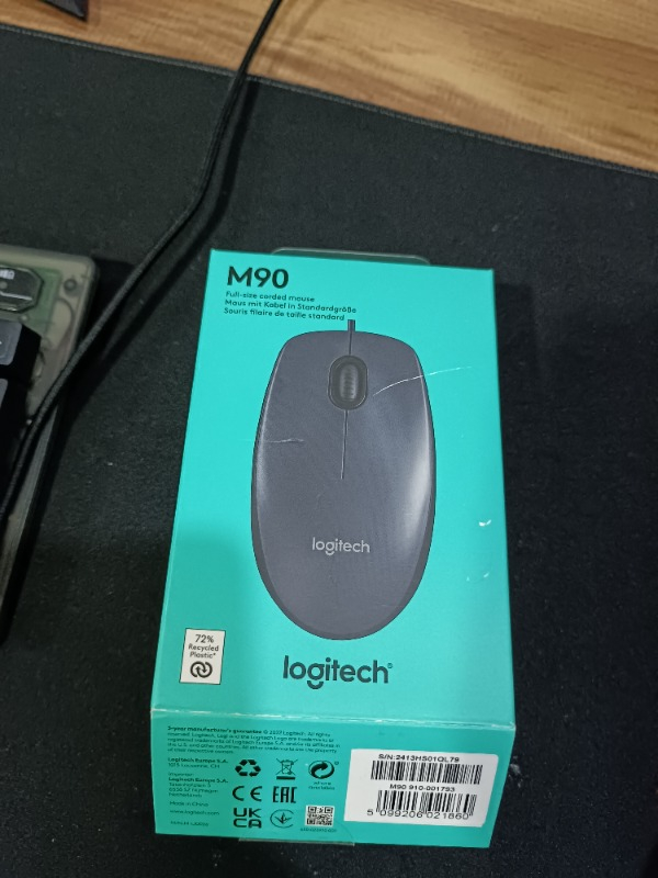 Logitech M90 USB Optik Kablolu Mouse - Siyah