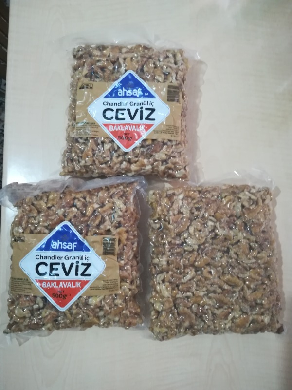 Ahsaf Kırık Iç Ceviz Vakum 500 gr (Baklavalık)