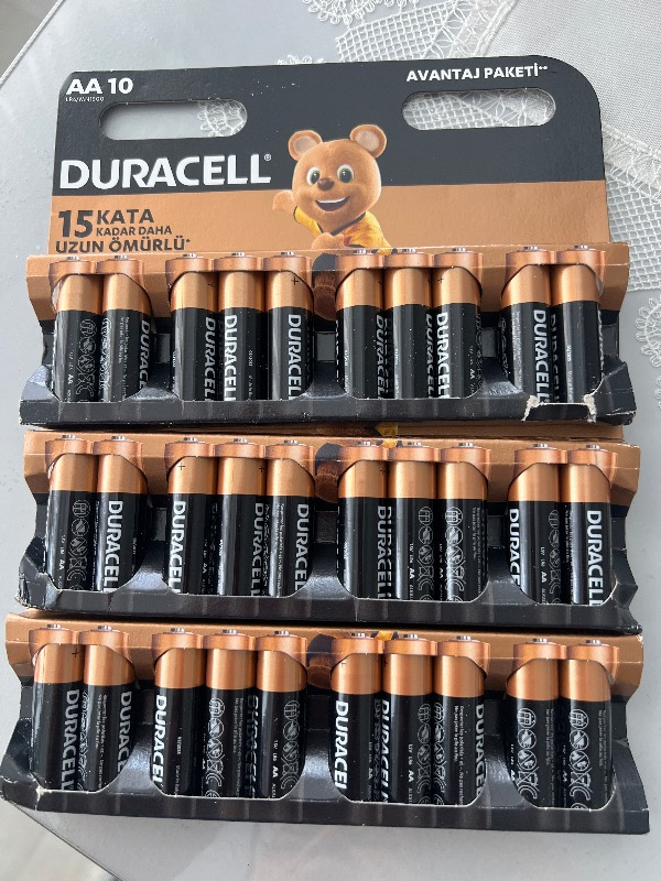 Duracell Alkalin Aa Kalem Piller 30'lu