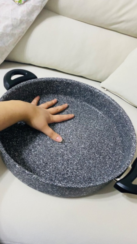 TAÇ-3466 Ultra Granit Basık Tencere 32CM