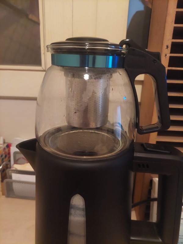Kiwi KTM-2907 2200 W Cam Demlikli Çay Makinesi