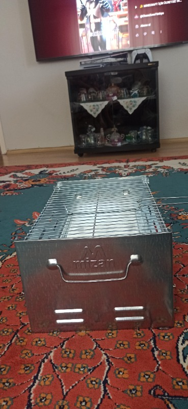 Mizan Galvaniz Katlanır Mangal (KUTULU) portatif mangal