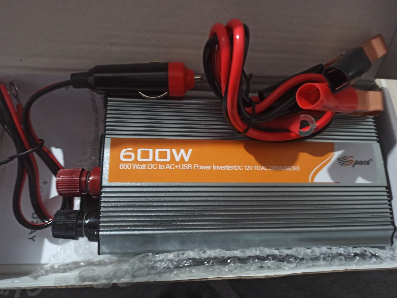 Space İnverter Dönüştürücü USB'li 12-220V 600Watt