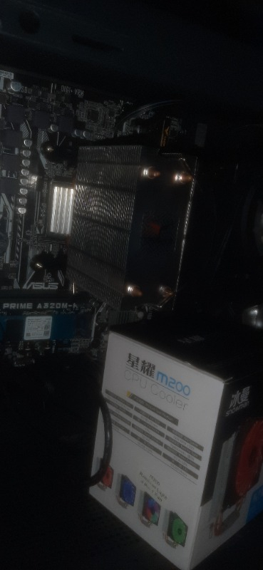 Snowman M200 2 Bakır Borulu Cpu Soğutucu Fan Rainbow