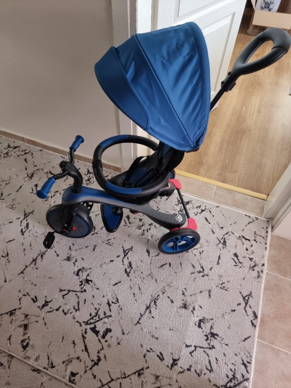 Globber Explorer 4in1 Trike Bisiklet - Kraliyet Mavisi