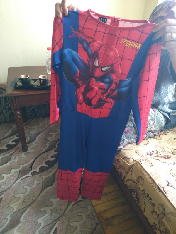 Istefani Sipiderman Örümcek Adam Kahraman Kostümü
