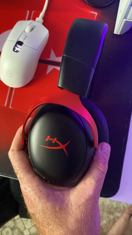 HyperX Cloud III S Kırmızı Siyah Kablosuz Oyuncu Kulaklığı A59Z0AA