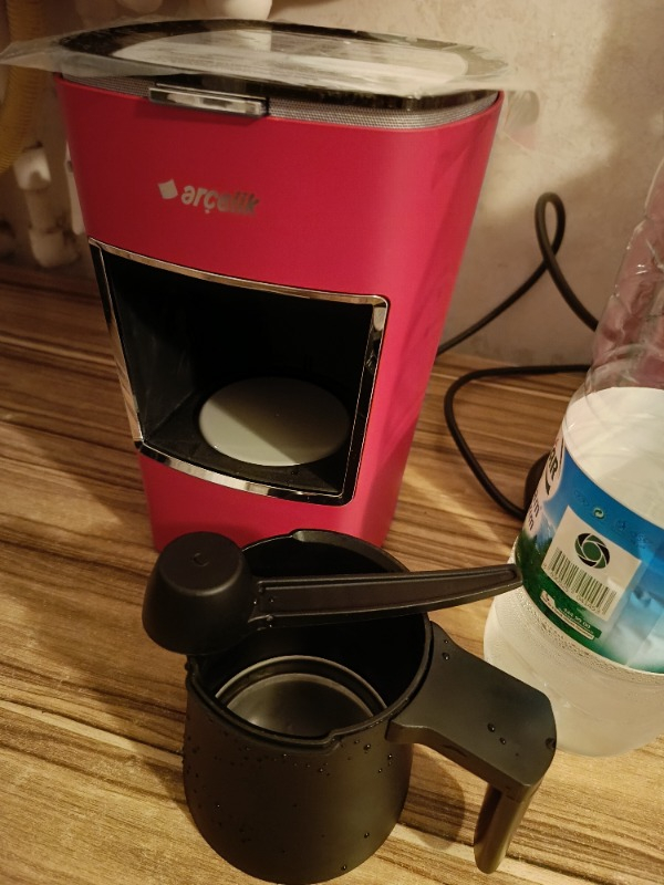 Arçelik K-3300 Kırmızı Mini Telve Türk Kahve Makinesi