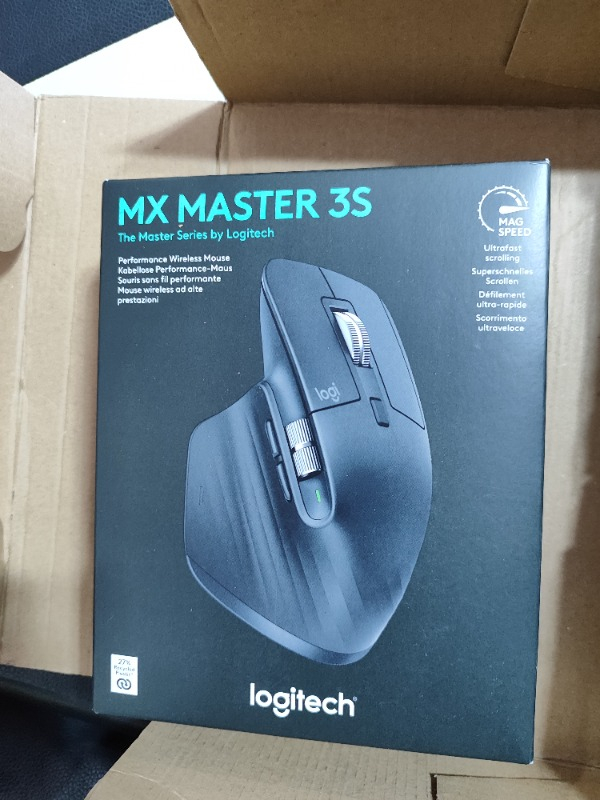 Logitech 910-006559 MX Master 3S Kablosuz Siyah Performans Mouse