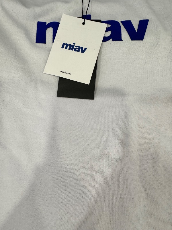 Mavi Erkek Miav Baskılı Beyaz Tişört 067153-620