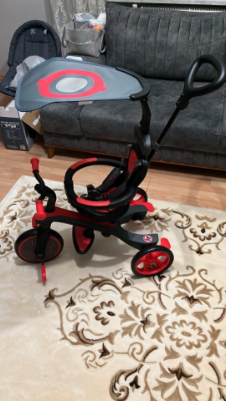 Globber Explorer 4in1 Trike Bisiklet - Kırmızı