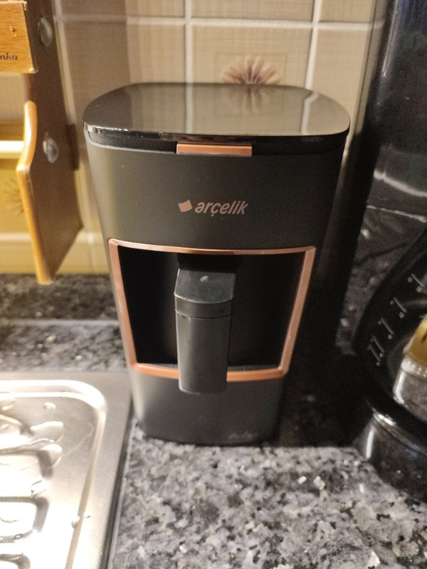 Arçelik K-3300 Siyah Mini Telve Türk Kahve Makinesi