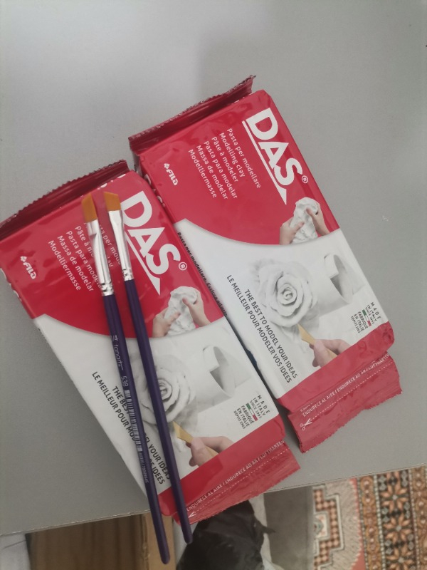 Das Seramik Hamuru Beyaz 1/2 Kg. (500 Gram) - 1 ADET