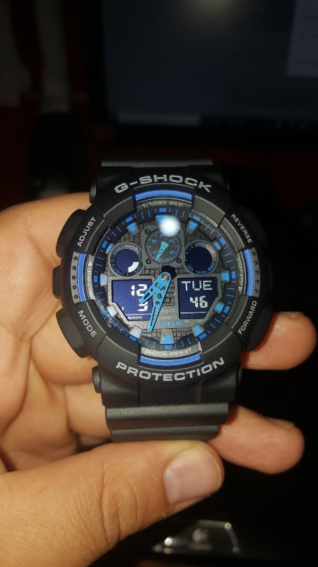 Casio GA-100-1A2DR G-Shock Erkek Kol Saati