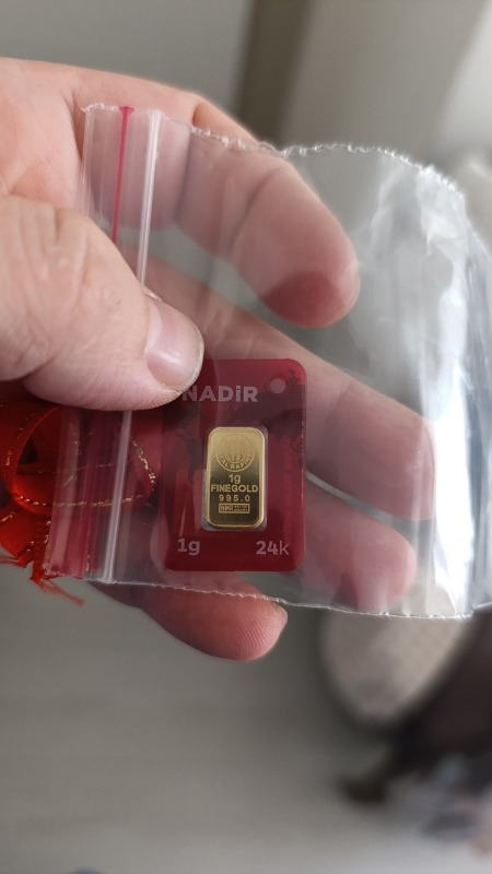 Nadir Gold 24 Ayar Külçe Gram Altın 1 Gr.